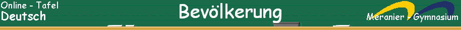 Bevlkerung