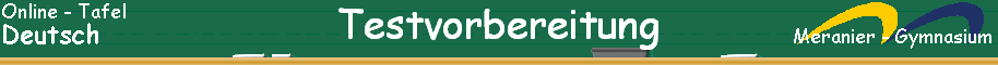 Testvorbereitung