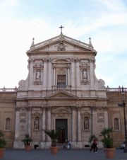 Fassade von Santa Susanna in Rom, Architekt Carlo Maderno (1603).